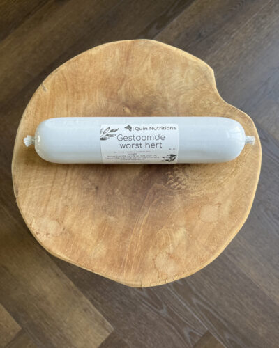 Gestoomde worst hert