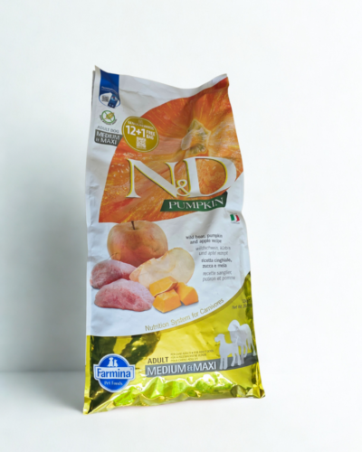 Farmina N&D pumpkin, wild zwijn & appel