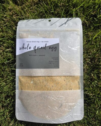 Kwarteleitjes vermalen