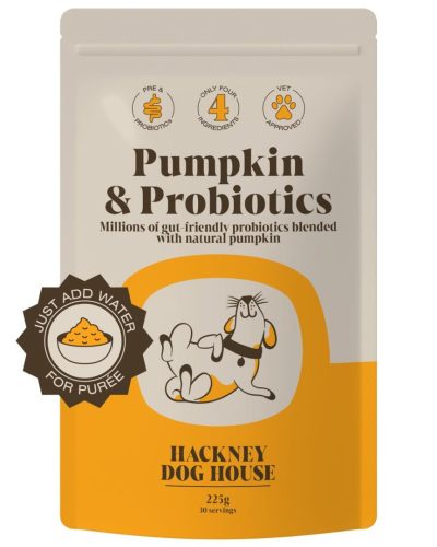 Hackney dog house pumpkin & probiotics