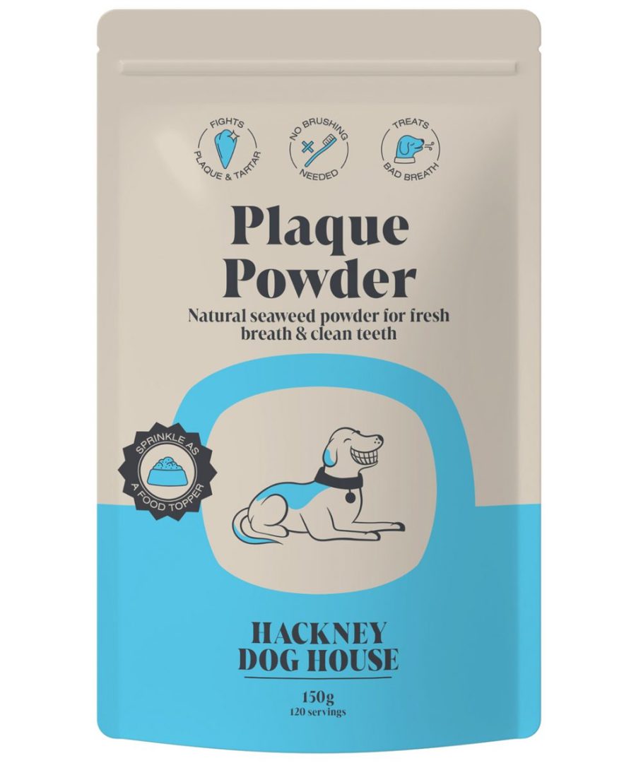 hackney dog house Plaque Powder
